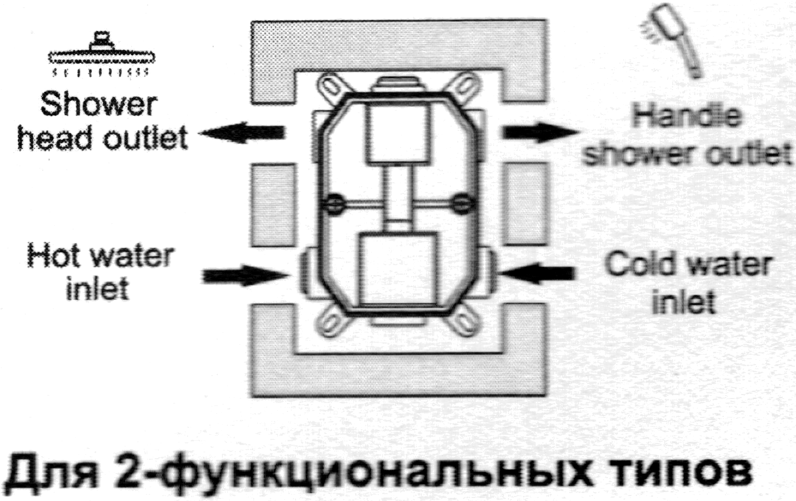 Схема монтажа, шаг 1: трубное соединение системы — фрагмент 3